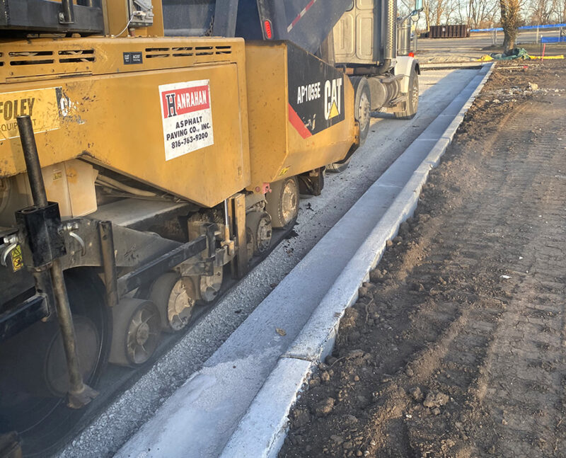 Concrete Curb & Gutter/Sidewalks Hanrahan Asphalt Paving Co.